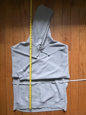 Soft Light Gray Hooded Sweatshirt with Kangaroo Pocket